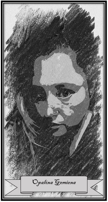 Opalina in the Shadows when she was a rogue Art Generated by me using photo sketch generator software