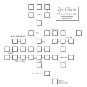 Representational map of the Iyo Glade venue.