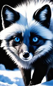 Reynard, Kialeigh's fox - (Created by Kialeigh with Dream AI Art Application)