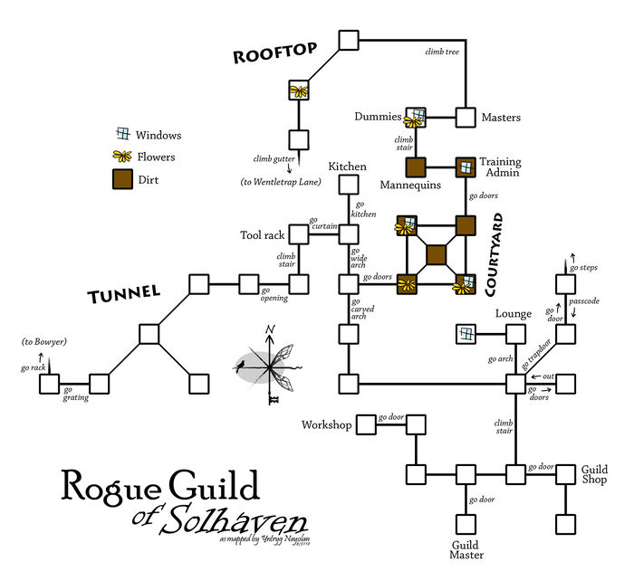 Solhaven Rogue Guild Map
