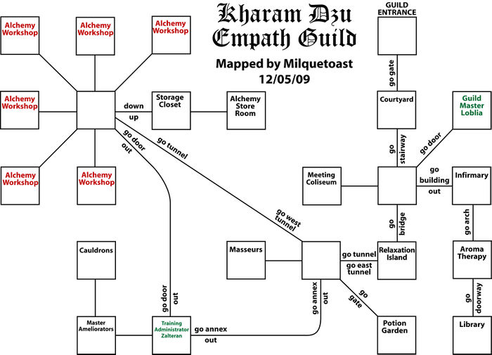 Kharam Dzu Empath Guild Map