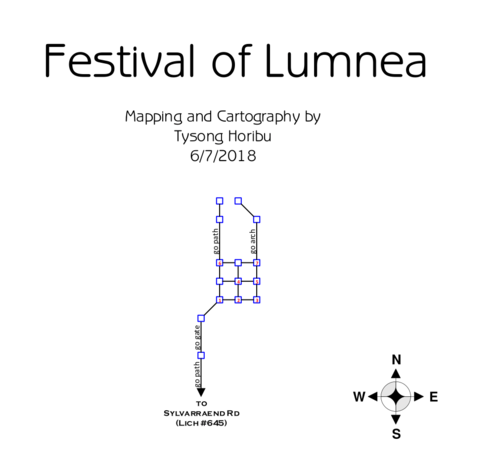 Map of the Festival of Lumnea
