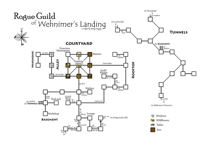 Wehnimer's Landing Rogue Guild Map