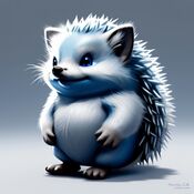 Kialeigh's hedgehog Prick - (Created by Kialeigh with PICART AI Art Application)